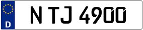 Truck License Plate